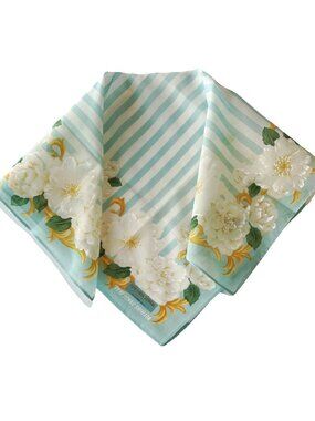 NWT Junko Shimada Cotton Floral Scarf